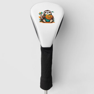 Couvre-club De Golf Paresseux mignon avec vecteur de dessin animé Hall