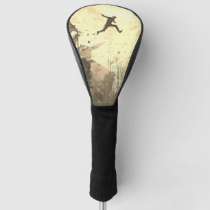 Couvre-club De Golf Parkour Urban Free Runing Free Styling Art Sepia