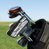 Couvre-club De Golf Parties scintillant noire simple étoiles étincelan (In Situ)