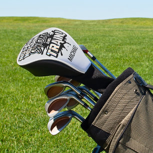 Couvre-club De Golf Pas de douleur Pas de gain Motivation Custom