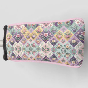 Couvre-club De Golf Pastel coloré Jacquard Pâques/Printemps