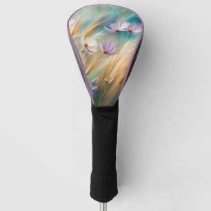 Couvre-club De Golf Pastel Cosmos et graminées, Whispers of Nature
