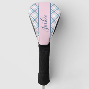 Couvre-club De Golf Pastel Plaid