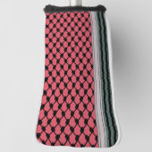 Couvre-club De Golf Pastèque palestinienne Hatta Keffiyeh Kufiya Folk (Tourné à 90°)