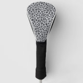 Couvre-club De Golf Pattern Leopard Print Gray (Devant)