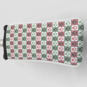 Couvre-club De Golf Patters de Red and Green