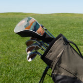 Couvre-club De Golf Paysage Abstrait de Boho (21) (In Situ)