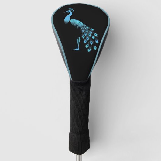 Couvre-club De Golf Peacock bleu (Devant)