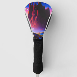 Couvre-club De Golf Peinture à l'huile Dream World