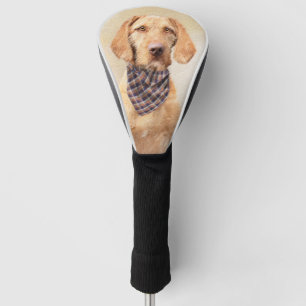 Couvre-club De Golf Peinture À poils durs de Vizsla - Beau art origin