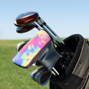 Couvre-club De Golf Peinture arc-en-ciel