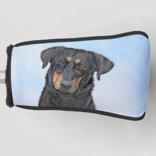 Couvre-club De Golf Peinture de Beauceron - Cute Original Chien Art