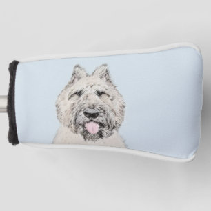 Couvre-club De Golf Peinture de Bouvier des Flandres - Art original de