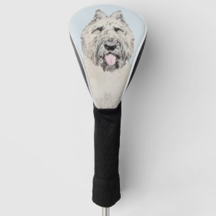 Couvre-club De Golf Peinture de Bouvier des Flandres - Art original du