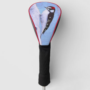 Couvre-club De Golf Peinture de Pic Downy - Oiseau original
