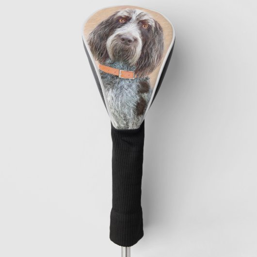 Couvre-club De Golf Peinture de Spinone Italiano - Beau Chien original (Devant)