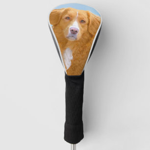 Couvre-club De Golf Peinture de tintement de chien de chien d'arrêt d
