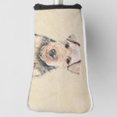 Couvre-club De Golf Peinture galloise Terrier - Cute Original Chien Ar (Tourné à 90°)