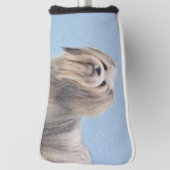 Couvre-club De Golf Peinture Havanaise (Argent) - Cute Original Chien  (Tourné à 90°)