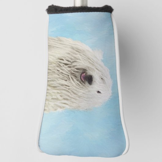 Couvre-club De Golf Peinture Komondor - Cute Original Chien Art (Tourné à 90°)