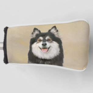 Couvre-club De Golf Peinture Lapphund Finlandaise - Joli art original