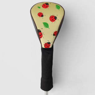 Couvre-club De Golf Pente de motif Enfants mignonne femme bug & green