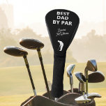 Couvre-club De Golf Père Golfing Funny Meilleur Père Par Par Par Nom P<br><div class="desc">Faites savoir à votre père golfeur qu'il est le "meilleur papa par pair" avec cette couverture de tête de golf amusante et personnalisée. En tout blanc sur un arrière - plan noir, le design inclut la silhouette d'un golfeur, ainsi que votre texte personnalisé, tel que le nom de votre père....</div>