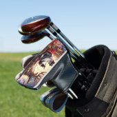 Couvre-club De Golf Père Noël/Reindeer steampunk Noël/hiver (In Situ)