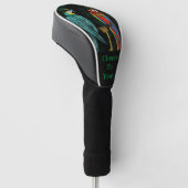 COUVRE-CLUB DE GOLF PERROQUETS DE FÊTE (Incliné)