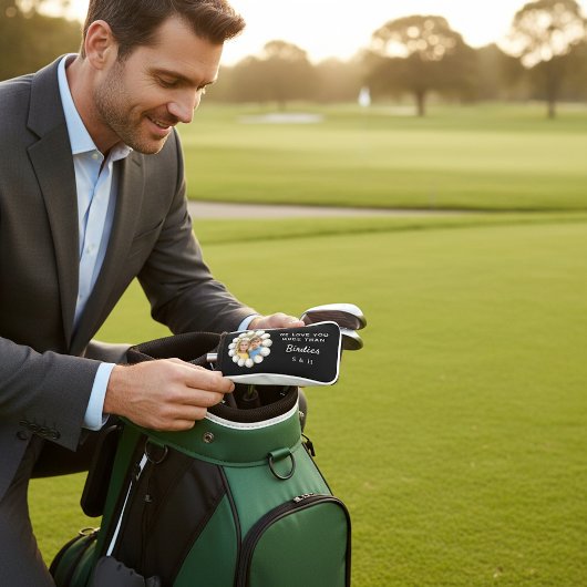 Couvre-club De Golf Personalized Golf Head Cover - "More Than Birdies"