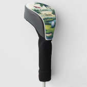 Couvre-club De Golf Personalized Tropical Island Golf Course Scene (Incliné)