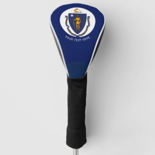Couvre-club De Golf Personnalisé Votre Texte Massachusetts Etat Indica
