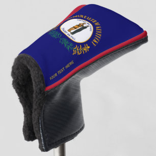 Couvre-club De Golf Personnaliser votre texte Drapeau d'état du Kentu