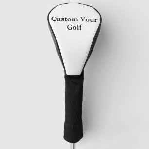 Couvre-club De Golf Personnalisez votre housse de driver de golf noir