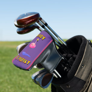 Couvre-club De Golf Personne n'est parfait - flamant avec anneau de na