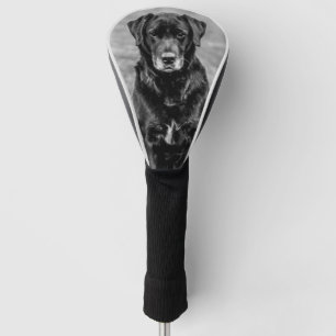 Couvre-club De Golf Petit animal de compagnie de Chien Noir du Labrado