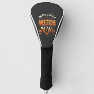Couvre-club De Golf Petite Sorcière Halloween Sorcière Conception de T