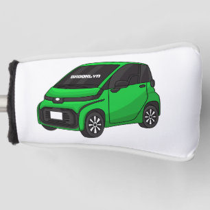 Couvre-club De Golf Petite voiture verte de taille micro