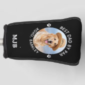 Couvre-club De Golf Photo de chien personnalisé mignon Monogram Putter (Devant)