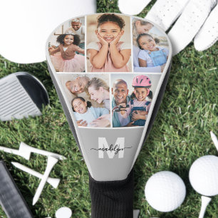 Couvre-club De Golf Photo en collage Monogramme simple d'image