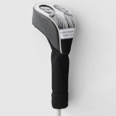 Couvre-club De Golf Photo Et Message Personnalisés (Incliné)