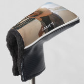 Couvre-club De Golf Photo et nom classiques (Devant 3/4)