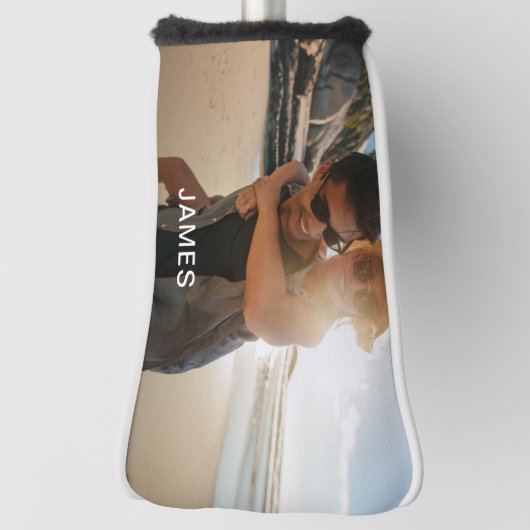 Couvre-club De Golf Photo et nom classiques (Tourné à 90°)