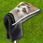 Couvre-club De Golf Photo et texte personnalisés Putter personnalisé<br><div class="desc">Téléchargez une photo, ajoutez un nom ou un texte et créez facilement votre couverture de tête de golf personnalisée. Cliquez sur PERSONNALISER pour modifier la couleur du texte. Vous pouvez TRANSFÉRER ce DESIGN sur d'autres produits Zazzle et l'ajuster à la plupart des articles Zazzle. Les conceptions Studio standard sont faites...</div>