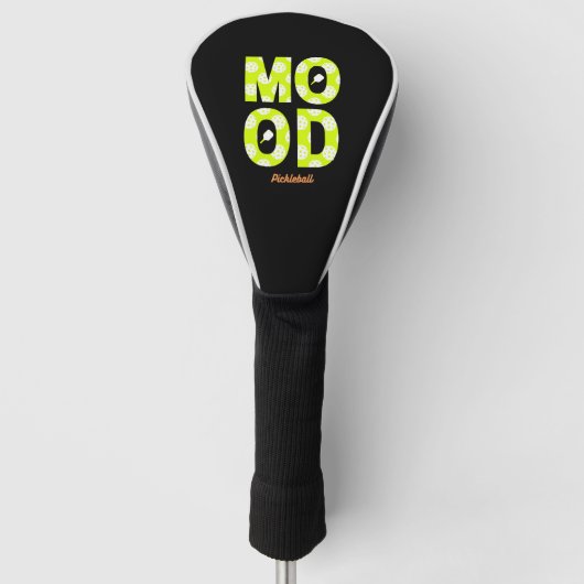 Couvre-club De Golf Pickleball Mood Play Pickleball (Devant)
