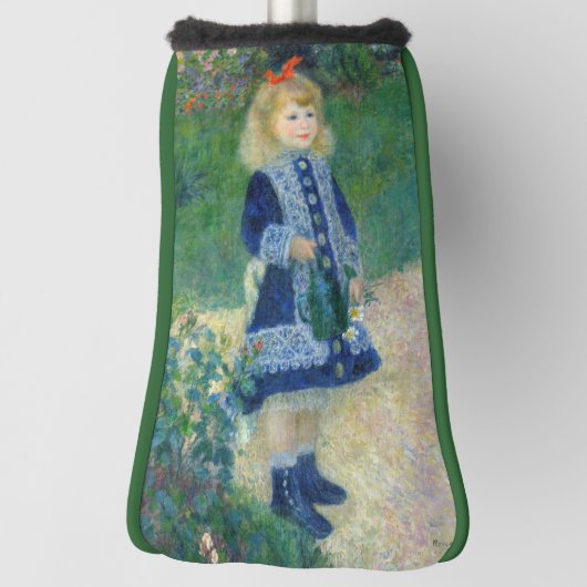 Couvre-club De Golf Pierre-Auguste Renoir - Une fille avec une canne d (Tourné à 90°)
