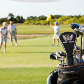 Couvre-club De Golf Pilote né à Soar, Aviation, Aéronef, Crâne, Ailes