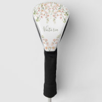 Pink Blush Sage Floral Nom Script Fleur sauvage