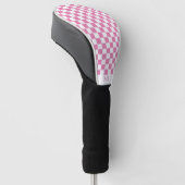 Couvre-club De Golf pink checkered monogram (Incliné)