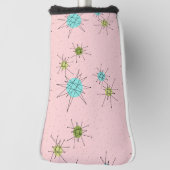 Couvre-club De Golf Pink Iconic Starbursts (Tourné à 90°)